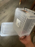 爱丽思（IRIS）收纳箱透明收纳盒大号加厚塑料整理箱盒零件玩具被子衣物有盖药盒 BL-4.5【零食、化妆品等】 晒单实拍图
