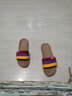 始丰亚麻拖鞋男女夏季情侣居家用地板软底室内厚底防滑家居凉拖鞋 大红【男士尺码注意拍大二码】 39-40 实拍图