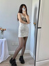 宝娜斯加长高个子丝袜女夏季超薄款连裤袜大长腿打底裤袜连脚连体 黑色【2双】经典 L 【均码高160-178cm】80-120斤 实拍图