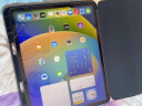 亿色适用于ipad pro保护套12.9英寸带笔槽2022/2021苹果平板电脑保护壳全包磁吸防摔防指纹智能休眠支架-黑色 实拍图