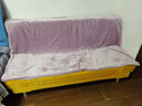 骁诺沙发客厅折叠沙发床两用小户型简易出租房布艺沙发卧室懒人沙发 芒果黄【加宽加厚海绵】 1.5米双人位 实拍图