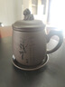 茗客 紫砂办公杯带盖茶杯紫泥茶具男士杯子泡茶水杯办公室水杯大容量带盖过滤个人 厚德载物貔貅办公杯 实拍图