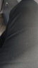 棉致美式高街牛仔裤男春秋季新款修身裤子男士弹力直筒高腰微喇裤 K6100黑色【常规高品质】33 L 100斤-120斤 晒单实拍图