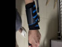 MF护腕健身男卧推俯卧撑护具举重力量训练防扭伤手套 专业健身护腕 黑蓝色+收纳袋 58CM一对 实拍图