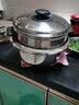 三角牌（Triangle） 304不锈钢内胆无涂层健康电饭煲家用老式机械式-蒸煮带蒸笼电饭锅小煮饭锅/ 豪华电子款304不锈钢2L 实拍图