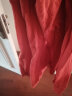 浪莎秋衣秋裤女莫代尔棉薄款舒适美体保暖内衣套装冬女士修身无缝打底衫 红色 L(165-175) 实拍图