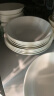 隆达骨瓷陶瓷餐具 饭盘骨碟菜盘汤盘西餐盘 纯白 纯白深盘 2个 7.5英寸 实拍图