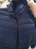 鸭鸭男装直销|春秋轻薄羽绒服男短款鸭绒外套轻便【越晒越温暖】 藏青色-DSG07A0010 XL 实拍图