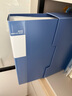 得力（deli）A4/100页资料册活页收纳册文件夹 插页袋学生试卷收纳袋奖状收集册孕检 办公文件保护33600 实拍图
