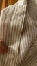 H&M男装衬衫秋季时尚休闲亚麻衬衫长袖条纹衬衣1127523 浅米色/条纹 170/92A 晒单实拍图