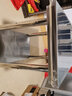 亿冠莱 不锈钢工作台双层 定制厨房操作台置物架商用打荷台桌子切菜桌 加厚二层 长80宽50高80 实拍图