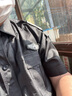 迪伽洛 保安服春秋套装工作服夏装作训服男保安物业门卫安保押运夹克服 夏短套装【上衣+裤子+标帽腰】 190/4XL 实拍图