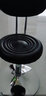 星恺（XINGKAI） 吧台椅子凳子升降椅带靠背椅子转椅酒吧椅高脚椅前台接待吧台凳 加厚升级黑色靠背圆盘矮款 B-6 实拍图