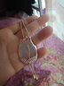 依特毛衣链女长款项链配饰女郁金香百搭衣服毛衣配饰挂件挂饰时尚饰品 白色 实拍图
