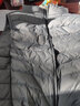鸭鸭冬装羽绒马甲男轻薄款修身短款保暖运动冬季防寒外套KX 浅灰色 L /175 实拍图