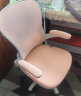 卡弗特人体工学椅电脑椅家用学习椅舒适久坐办公座椅升降转椅书桌椅子  豪华款-白框粉/旋转扶手-无头枕 实拍图