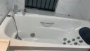科勒（KOHLER） 科勒按摩浴缸冲浪整体独立浴缸皓玥家用浴缸 76448-NW1.7米自带龙头 1.7m 实拍图