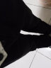 7家优品 牛仔裤男士春夏季新款美式高街休闲直筒弹力修身微喇长裤子男 HCFS-52002黑色加绒 L 实拍图