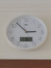 康巴丝（Compas）挂钟客厅 简约日历石英钟表挂墙时钟挂表 C2855Y-1 白色 实拍图