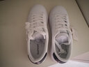 达芙妮软底小白鞋女2025秋季时尚平底百搭纯白学生休闲运动板鞋 实拍图