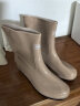 回力雨鞋女士款时尚雨靴水鞋水靴户外防水不易滑耐磨舒适HL523卡其37码 实拍图