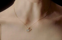 ZEGL银杏叶贝壳项链925银新款送女朋友礼物情人节生日 银杏叶项链+品牌专属礼盒 实拍图
