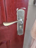 长贝（Cavbbv）门锁室内卧室房门锁现代简约家用静音门锁具厨房卫生间实木门把手 B款现代简约银色门锁 实拍图