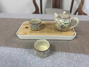 满花汝窑茶壶套装2025新款中式家用功夫泡茶具一壶二杯喝茶杯送礼 汝窑花满枝茶壶二杯3件套+书法一壶二杯礼盒 实拍图