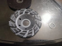 刀皇 锋利加厚金刚石打磨角磨机配套打磨片大理石材打磨碗磨片混凝土 100加厚大结块金黄 实拍图