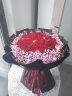 来一客情人节红玫瑰生日花束鲜花速递同城配送全国表白求婚礼物 33朵红玫瑰相思梅款 实拍图