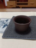 砂邑宜兴原矿紫砂杯全手工品茗杯套装功夫茶具茶盅主人小杯子紫泥君德 单只装 70ml 实拍图