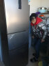 格力（GREE）晶弘227升迷你小型家用三门大冷冻电冰箱风冷无霜节能 一级能效 BCD-227WPTCL/伯尔棕 实拍图