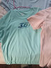 361°童装男女童短袖针织衫夏季新款速干儿童休闲T恤中大童冰爽上衣 浅青蓝1202-男童 130 cm 实拍图