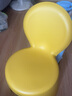 禧天龙家用加厚凳子椅子带靠背幼儿矮凳宝宝椅小板凳换鞋凳 创意凳子 亮丽黄1只装【福娃椅】 实拍图