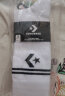 匡威（Converse）  男女同款星箭条纹简约运动袜中筒袜2双装 10026143-A01 L 晒单实拍图