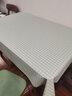 千千锦（QianQianjin） 千千锦 PVC 混纺防水防油桌布盖布长方桌正方形加厚餐桌布茶几 绿纺（PVC 防水防油） 137*180cm 实拍图