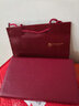 金利来女士长款钱包时尚拉链手包真牛皮手拿包简约生日礼物送女友送老婆 【官方授权假一赔十】红色 实拍图