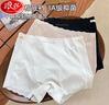 浪莎冰丝安全裤平角内裤女不夹臀大码透气防走光3条无痕四角裤衩头 实拍图