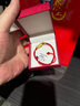 生日礼物黄金貔貅手链皮丘转运珠男999足金3D硬金貔恘女金珠红绳手链情侣七夕礼物520礼物 貔貅+2粒加厚金珠（红绳） 实拍图