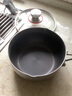 铿锵 316不锈钢汤锅电磁炉煮面锅小奶锅家用宝宝辅食不粘锅日式雪平锅 带蒸格【全新升级不沾】 20cm 实拍图