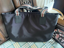 VQGT新款牛津布帆布大包包女包七夕学生百搭斜挎单肩包女士时尚托特包 黑色【下单送礼】 实拍图