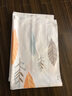 FANCY QUEEN布艺TPU桌布桌面垫防水桌垫防油免清洗餐桌布北欧现代简约茶几布 北欧叶子黄色（防水防油抗菌） 135*180cm(常用餐桌布) 实拍图