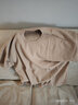 马登工装 美式复古重磅圆领珠地棉T恤宽松廓形半袖短袖五分袖男夏 卡其色（版型宽松） 2XL 实拍图