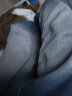 FOG SKY 牛仔裤男士夏季潮牌高街直筒裤子男美式复古宽松阔腿休闲裤 SS-506蓝色 XL(建议130-150斤) 实拍图