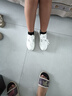 回力女鞋小码小白鞋2026年新款秋冬季百搭休闲板鞋软底运动鞋跑步鞋 白灰(单鞋款) 37 实拍图