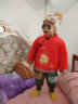 巴拉巴拉宝宝套装男童春洋气拜年服休闲装棉服可爱天鹅绒新年季 中国红60611 100cm 晒单实拍图