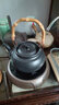 陆宝台湾陆宝 宝满烧水陶瓷茶壶 耐热家用茶具普洱白茶壶烧水壶电陶炉 0.8L禅风黑 实拍图