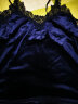 KJ法国KJ睡衣女性感吊带金丝绒睡裙睡袍三件套装冬季珊瑚绒家居服 蓝色 XL  (123-135斤) 晒单实拍图