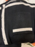 G2000女装Oversize针织开衫黑白撞色减龄V领毛衣外套 16771330 晒单实拍图