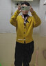 深呼吸DEEP BREATH女装V领纽扣宽松纯羊毛针织开衫女A400676 黄 M (3码) 实拍图